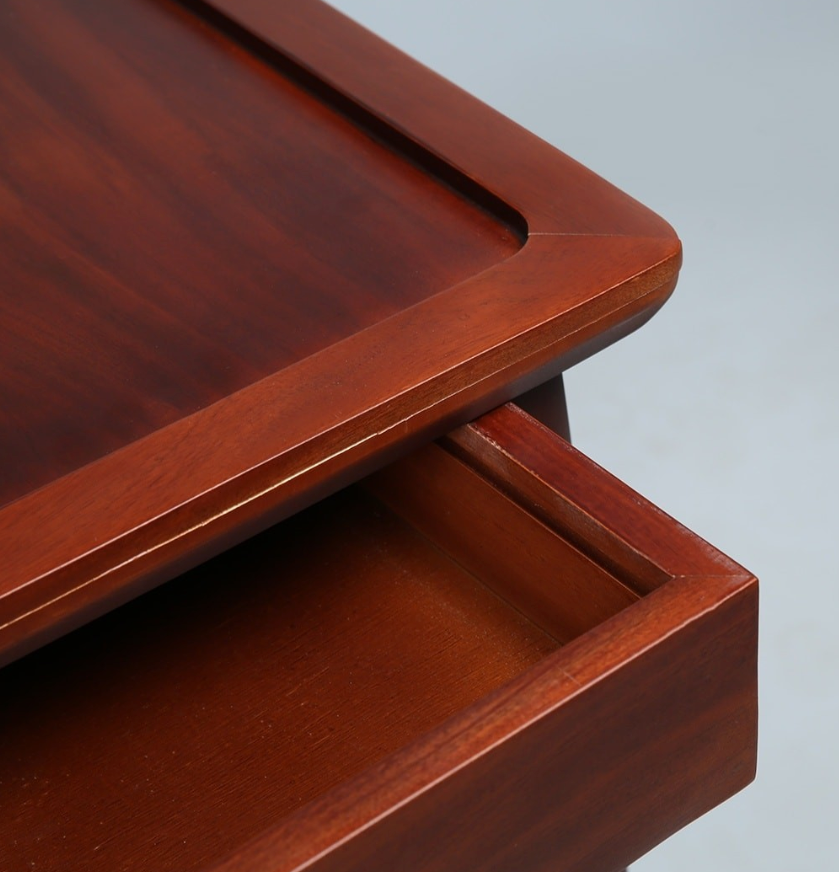 Elegant Wooden Stand with Storage Drawer