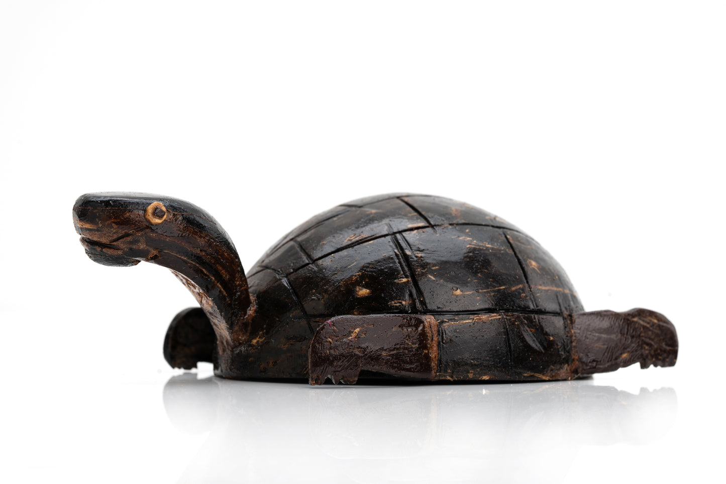 Handcrafted Coconut Shell Turtle